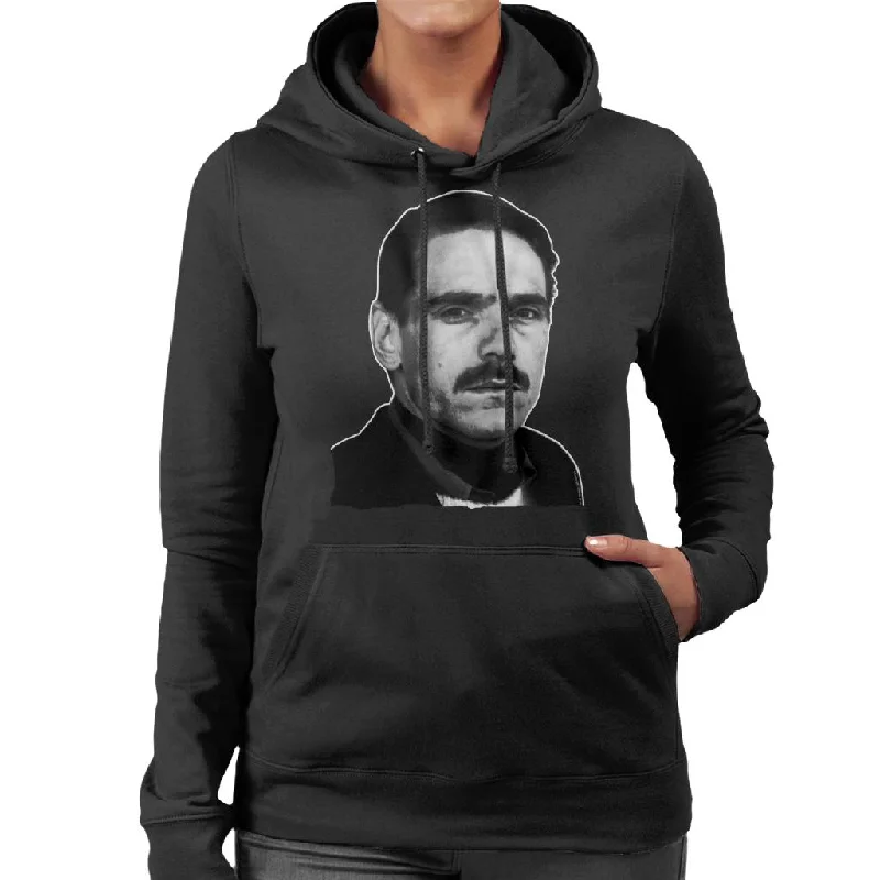 TV Times Jeremy Irons In Bridehead Revisited Women's Hooded Sweatshirt Hoodie with Back Slit Movement Comfort