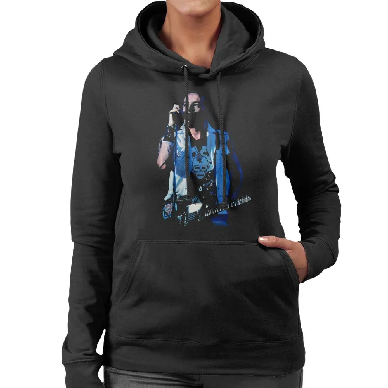 TV Times Joe Strummer Of The Clash Women's Hooded Sweatshirt Hoodie with Drawcord Adjustable Secure