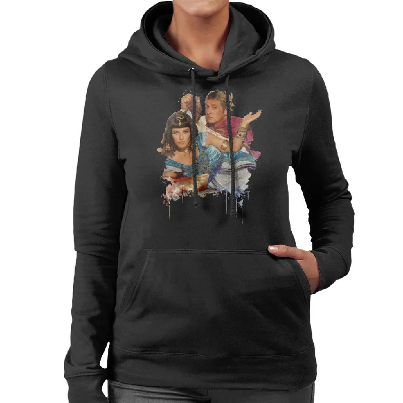 TV Times Kat And Alfie Eastenders Women's Hooded Sweatshirt Hoodie with Pattern Geometric Abstract