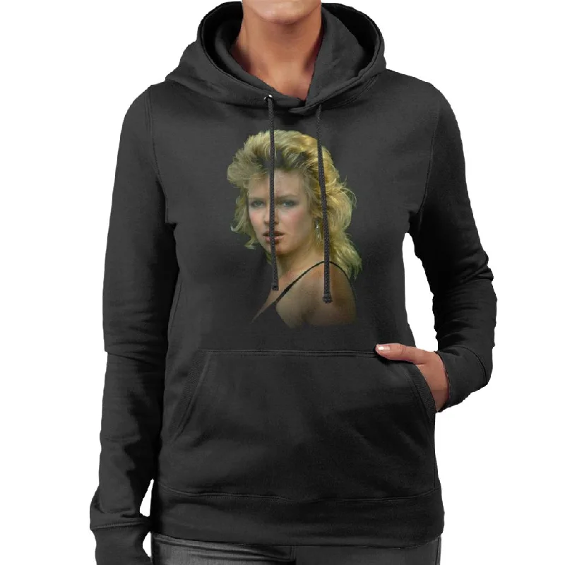 TV Times Kim Wilde 1983 Women's Hooded Sweatshirt Hoodie with Oversized Fit Loose Comfortable