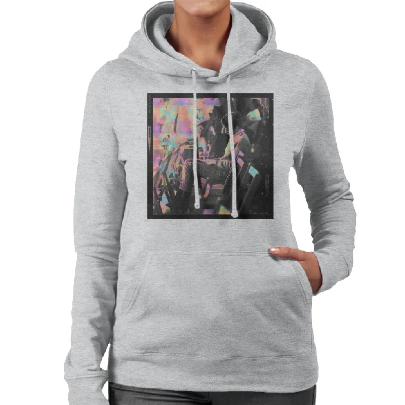 TV Times Liza Minnelli Women's Hooded Sweatshirt Hoodie with Button Classic Timeless