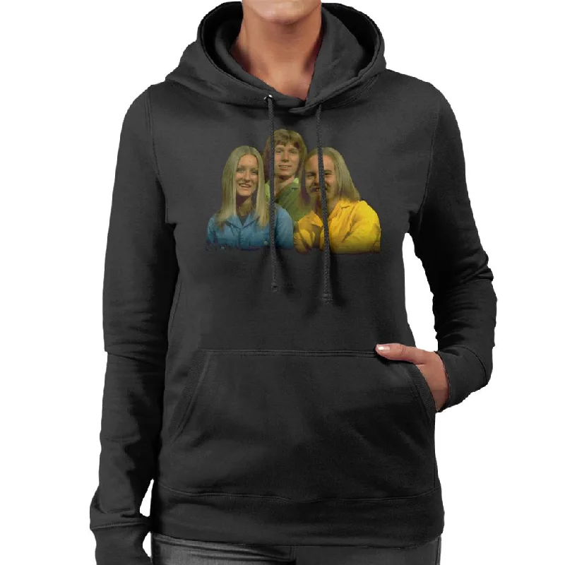 TV Times Music Trio For Rainbow Women's Hooded Sweatshirt Hoodie with V-Neck Classic Versatile