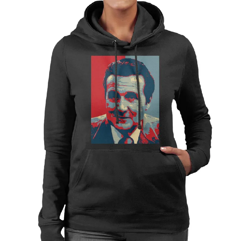 TV Times Patrick Macnee As Jon Steed In The New Avengers Women's Hooded Sweatshirt Hoodie Sweatshirt Pullover