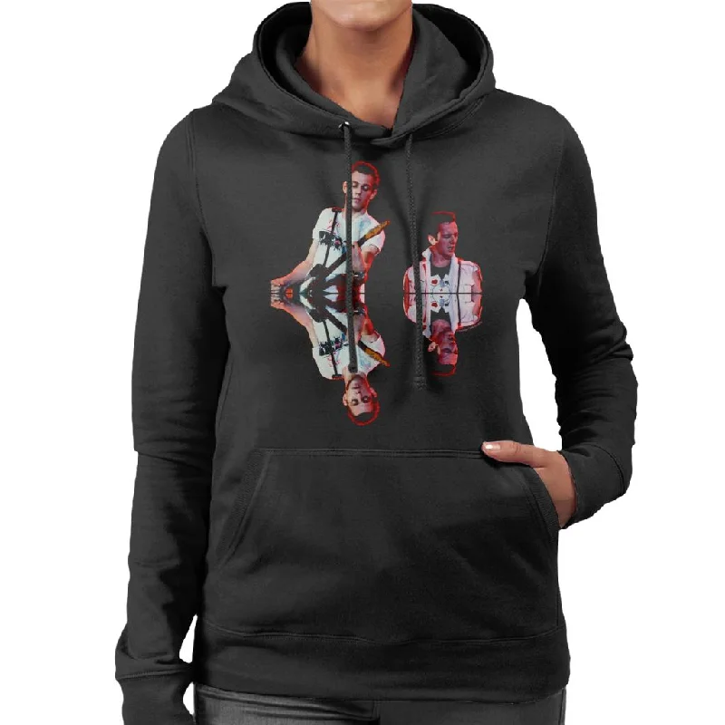 TV Times Paul Simenon And Joe Strummer The Clash Women's Hooded Sweatshirt Hoodie with Pattern Geometric Abstract