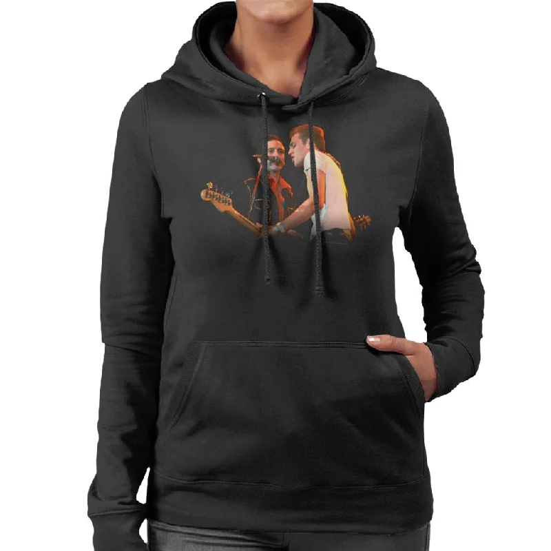 TV Times Paul Simenon Of The Clash Women's Hooded Sweatshirt Hoodie with Half-Zip Sporty Casual