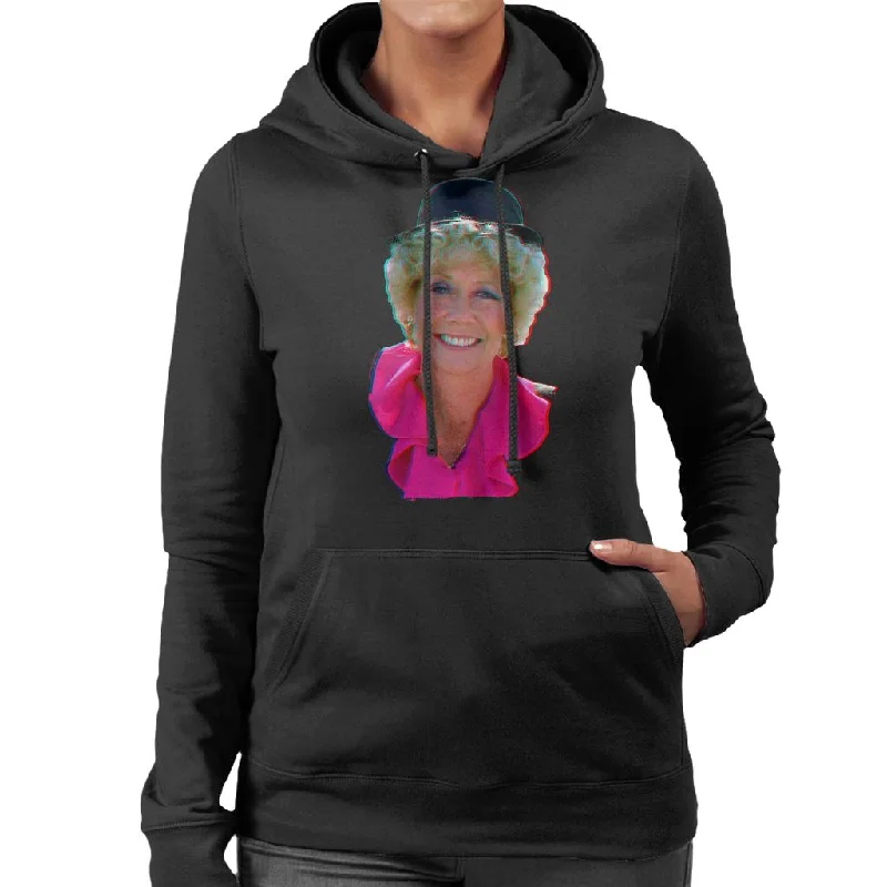 TV Times Vera Duckworth Played By Elizabeth Dawn Coronation Street Women's Hooded Sweatshirt Hoodie with Pocket Utility Practical