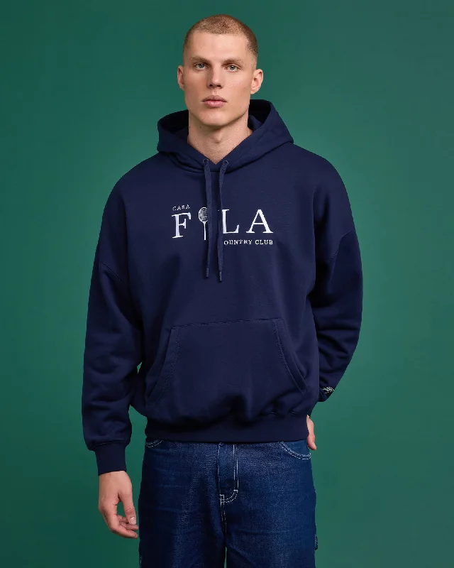 Unisex Country Club Hoodie Hoodie with Hem Lace Feminine Delicate