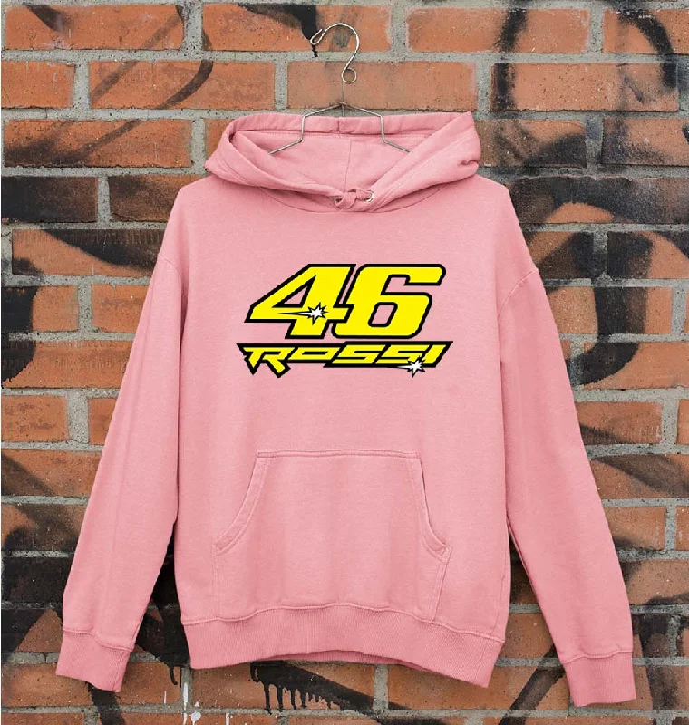 Valentino Rossi(VR 46) Unisex Hoodie for Men/Women Hoodie with Hem Detail Decorative Unique