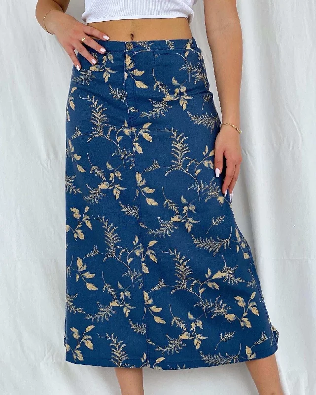 00s Y2K Liz Claiborne Lizwear Midi Linen Skirt - Size S seamless skirt comfort