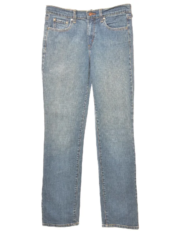 505's Faded Levi's Jeans - W31 L34 Comfortable Straight-Legged Denim