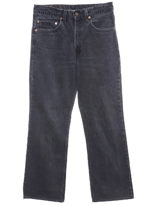 Beyond Retro Reworked Tapered Cropped Jeans - W32 Fashionable Button-Front Jeans
