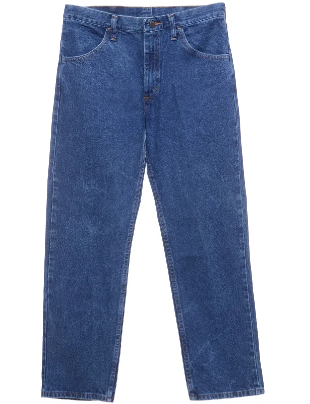 Beyond Retro Reworked Tapered Cropped Jeans - W32 Stylish Relaxed Fit Skinny Jeans