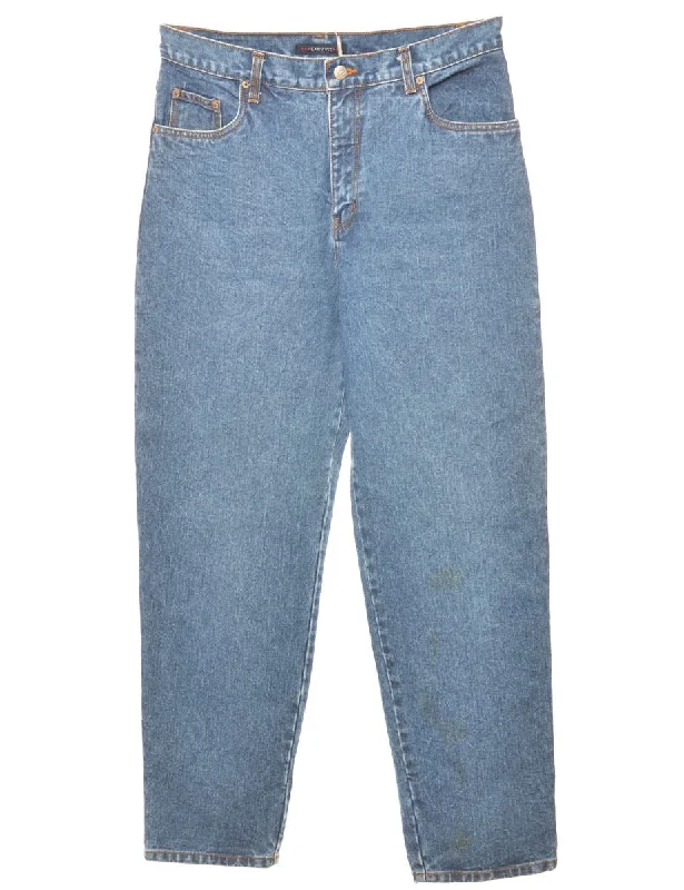 Bill Blass Tapered Jeans - W33 L31 Trendy Low-Rise Slim Jeans