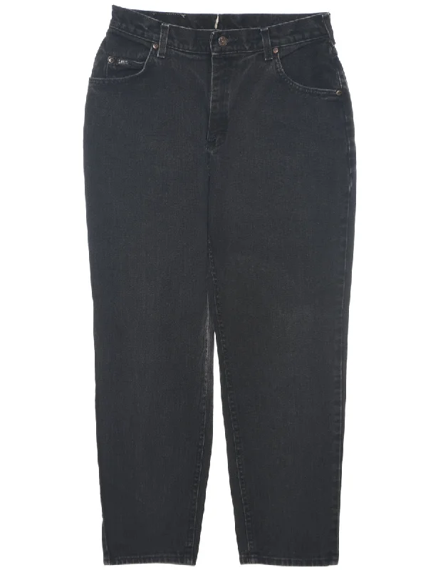 Black Lee Jeans - W30 L28 Casual Loose Fit Jeans