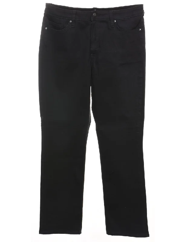 Black Lee Jeans - W34 L30 Fashionable Vintage Wash Jeans
