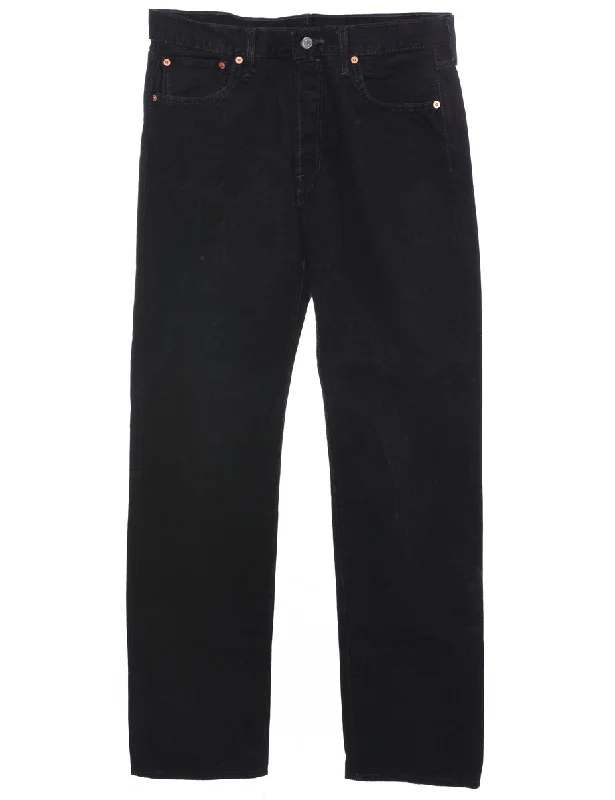 Black Levis 501 Jeans - W34 L34 Chic Ripped Jeans