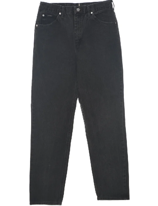 Black Riders Tapered Jeans - W28 L30 Stylish High-Waisted Denim
