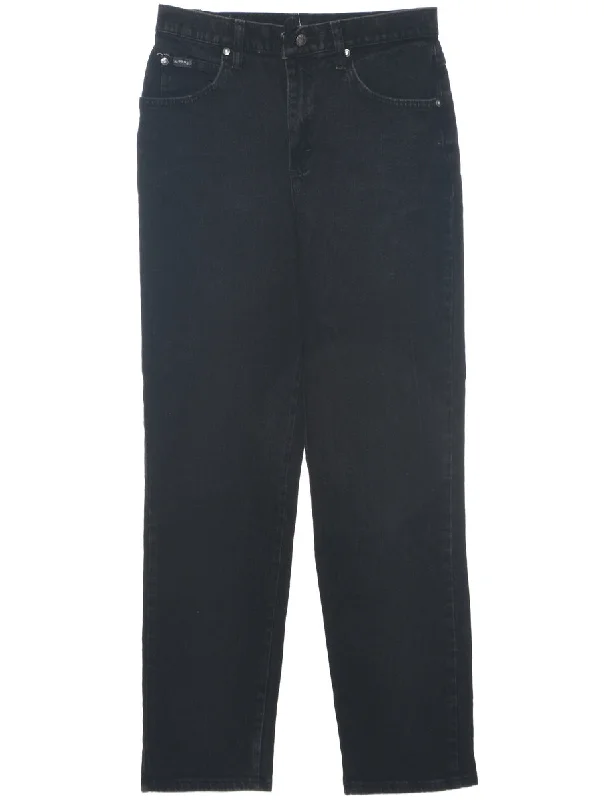 Black Riders Tapered Jeans - W29 L31 Comfortable Boyfriend Jeans