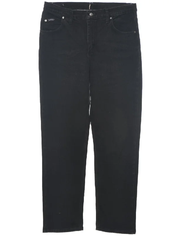 Black Riders Tapered Jeans - W33 L31 Classic Button Fly Jeans