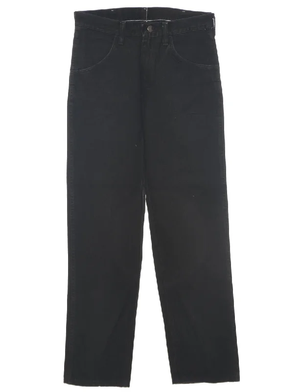 Black Straight Fit Jeans - W30 L30 Chic Dark-Wash Skinny Jeans