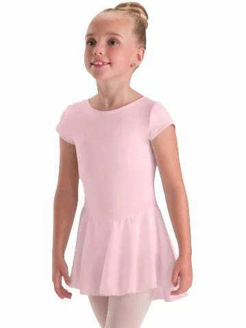 Cap Sleeve Skirted Leotard cashmere skirt fine