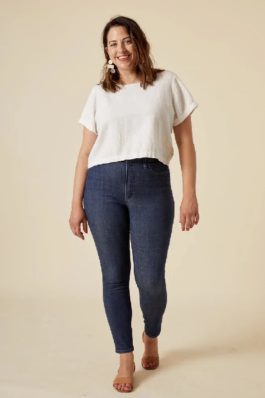 Closet Core Patterns Ginger Jeans Fashionable Mom Jeans