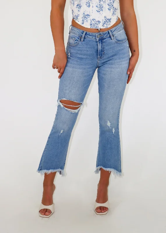 Move Your Feet Jeans ★ Light Wash Cozy Wide-Legged Jeans