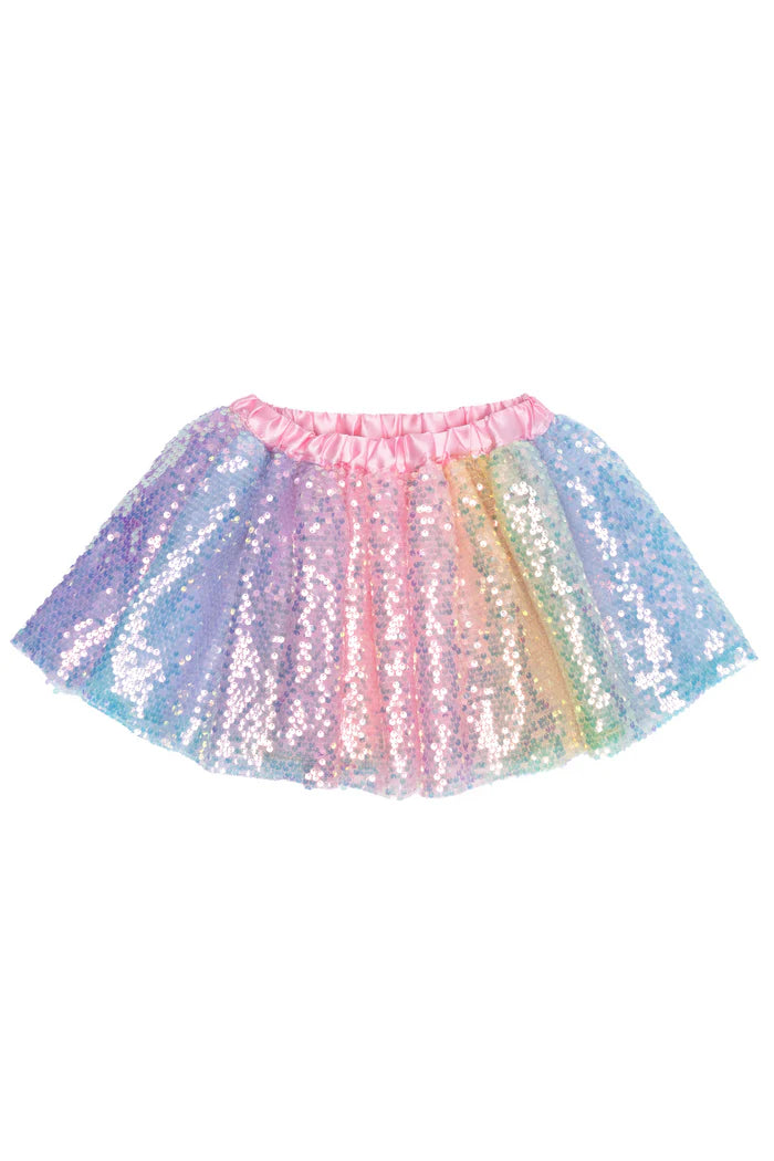 Great Pretenders Skirt - Ombre Sequins spandex blend skirt