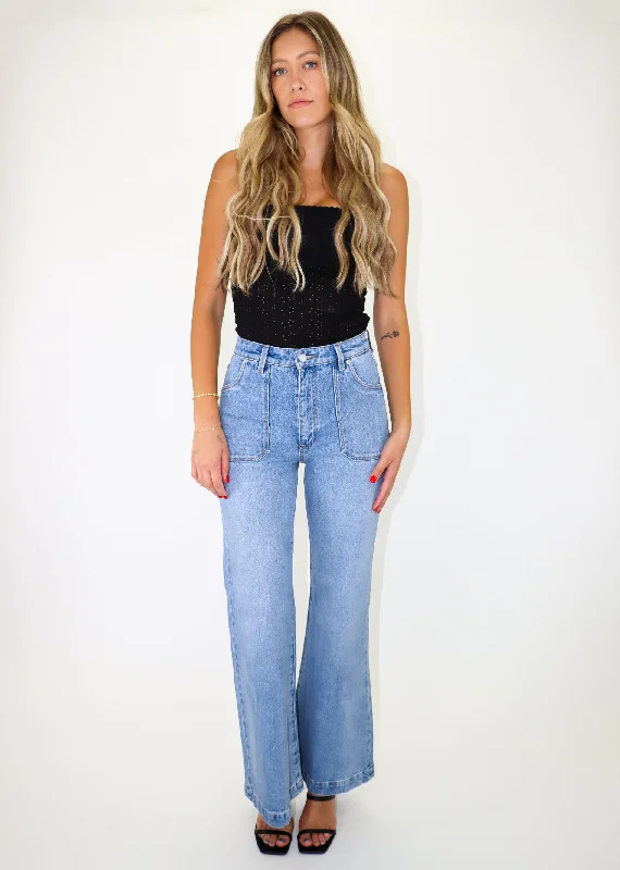 Rolla's Simple Things Jeans ★ Light Wash Comfortable Straight-Legged Denim