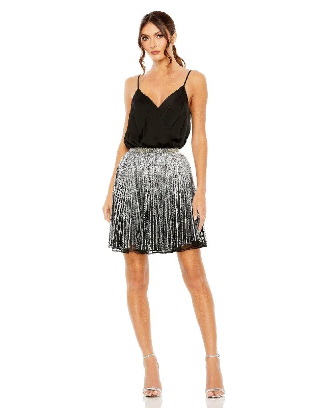 Mac Duggal R5703 Formal Sequins Mini Skirt Only wool skirt sturdy