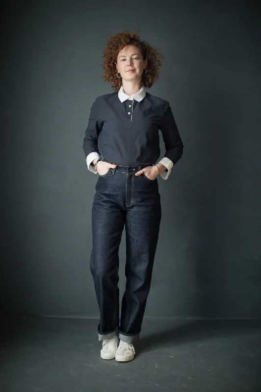 Merchant & Mills Heroine Jeans Trendy Pleated Waist Jeans