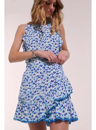 MINI SKIRT MABELLE belted skirt waist