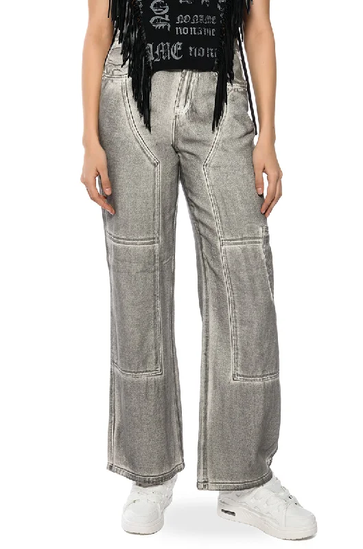 MORGAN RELAXED FIT JEANS Fashionable Bootcut Jeans