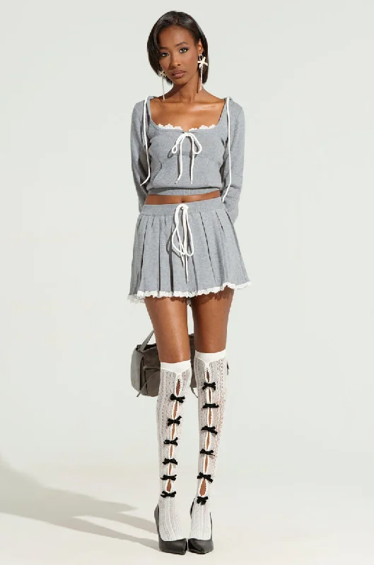 PRETTY GIRL PROBLEMS MINI SKIRT slim fit skirt