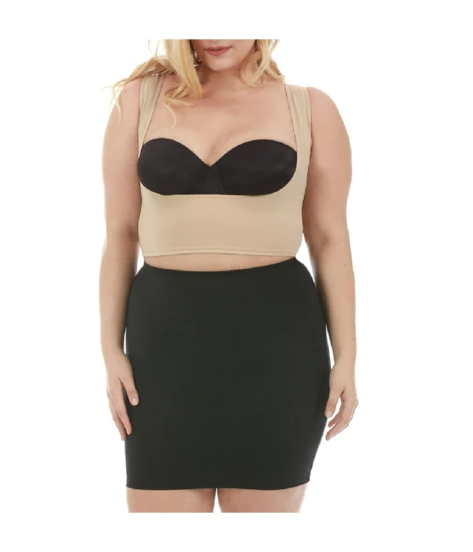 Shapewear Slip Skirt - Plus lace skirt feminine