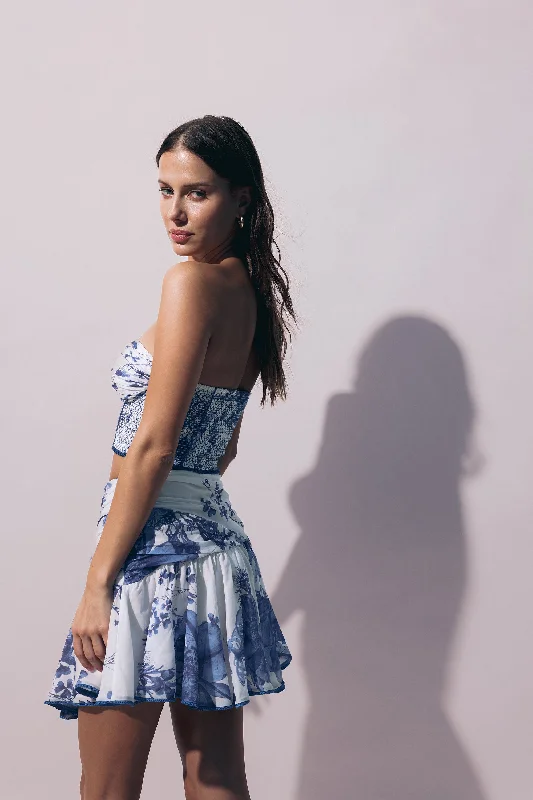 Short Skirt Ligey button skirt front