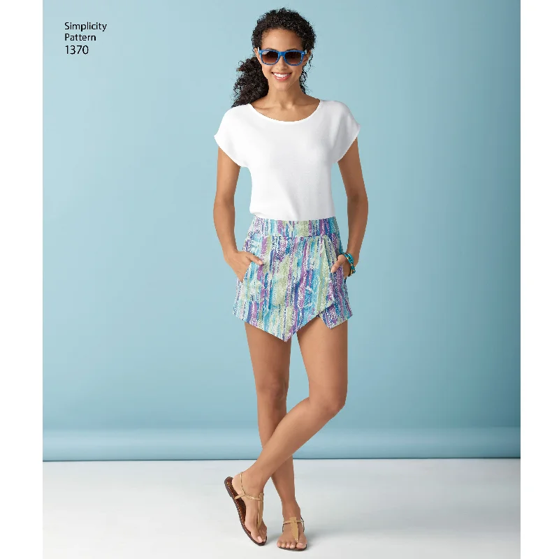 Simplicity Skirt, Skorts & Shorts S1370 velvet skirt luxury