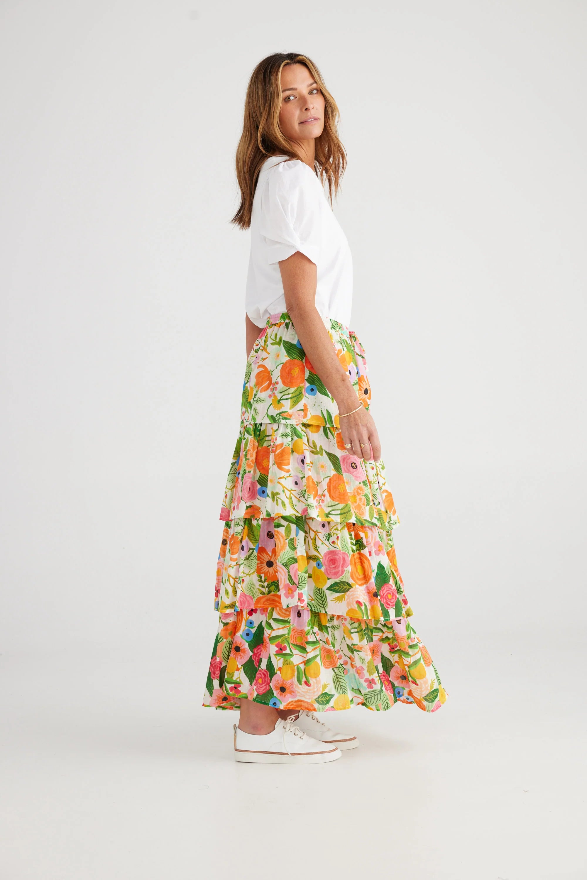 BRAVE + TRUE ROSSELLINI SKIRT patchwork skirt art