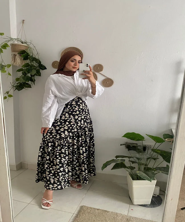 Spanish Style Skirt - Allura denim skirt classic