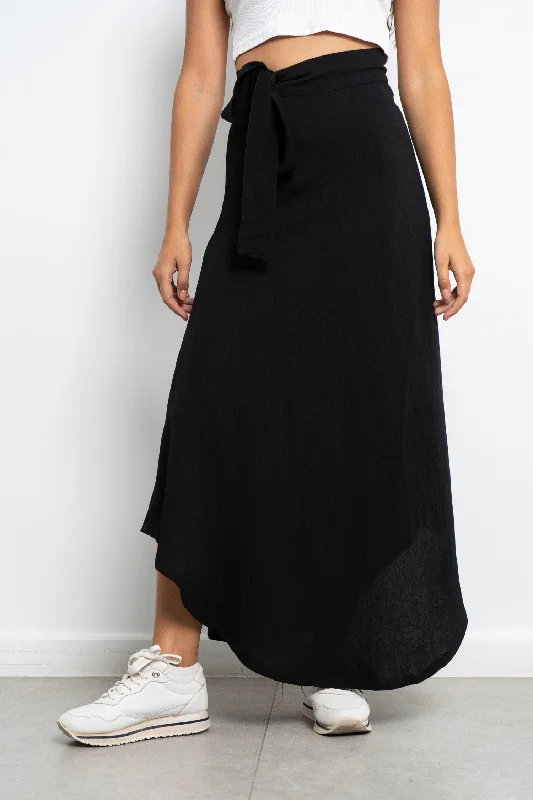 Stylish Wrapping Skirts - Azul slim fit skirt
