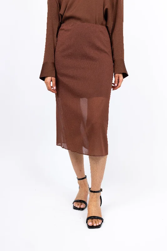Sheer Pencil Skirt seamless skirt comfort