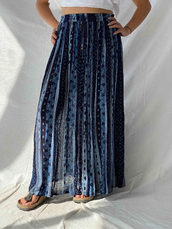 Vintage Design Essentials Maxi Skirt denim skirt classic