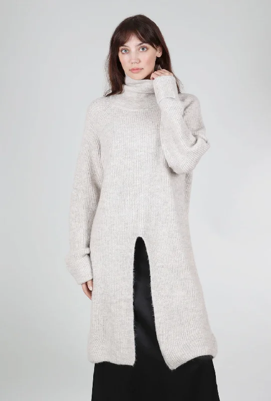 Billy Sweater Dress, Oatmeal Wool Sweater Cotton Sweater Cashmere Sweater