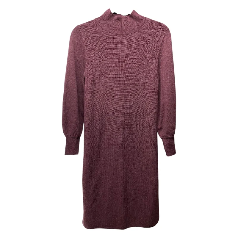 Dress Sweater By Banana Republic In Maroon, Size: Sp Modern Contemporary Chic