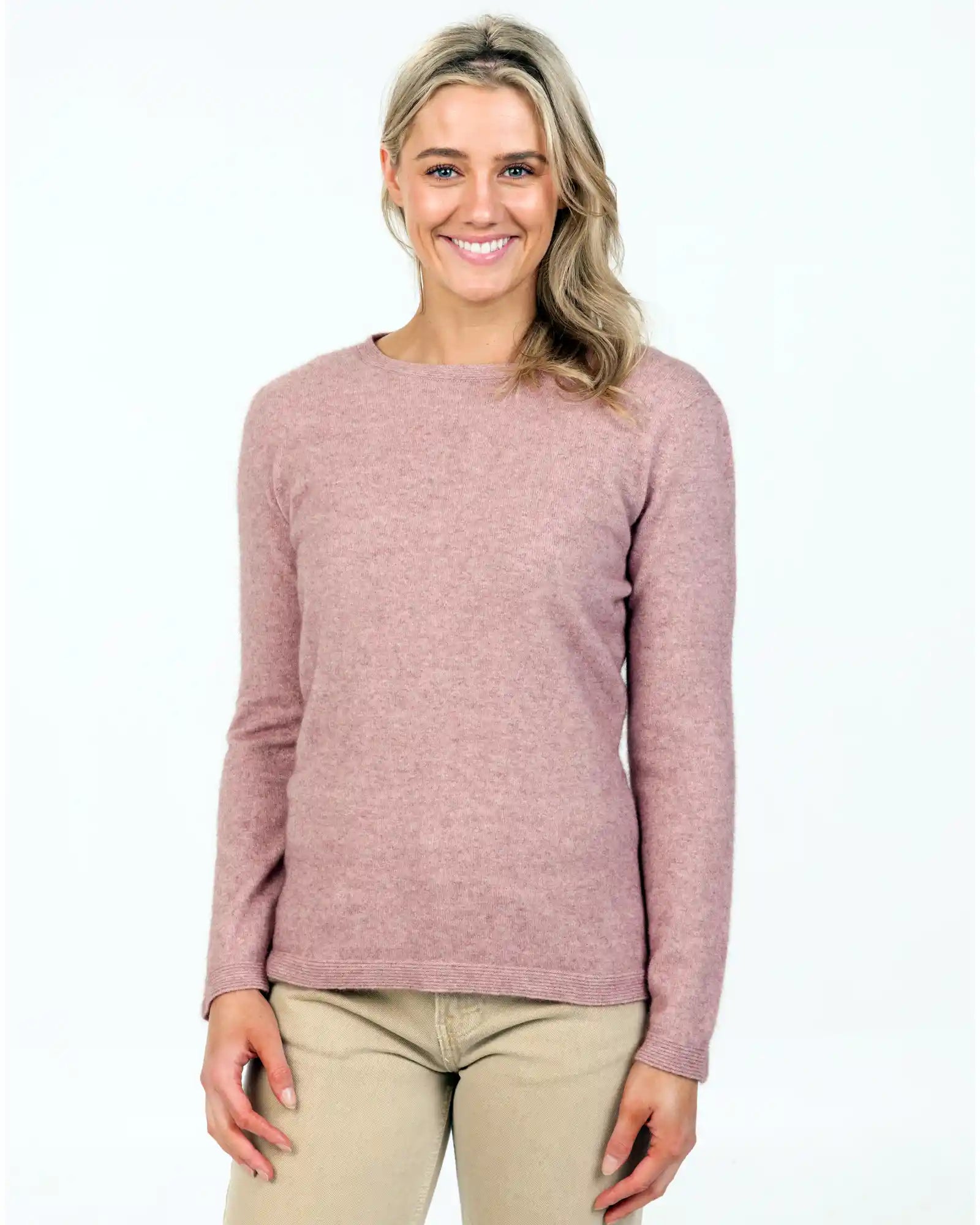 Lily Women's Crew Neck Sweater - NB682 Sequined Glittery Shiny