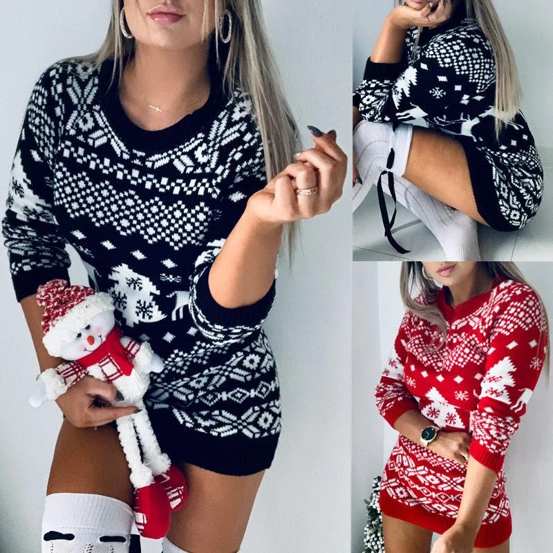 Knitted sweater dress Velvet Chenille Corduroy