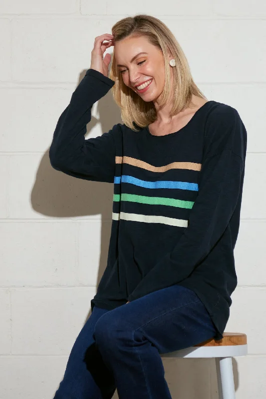 Outlook Sweater - Dark Sapphire Thin Thick Dense