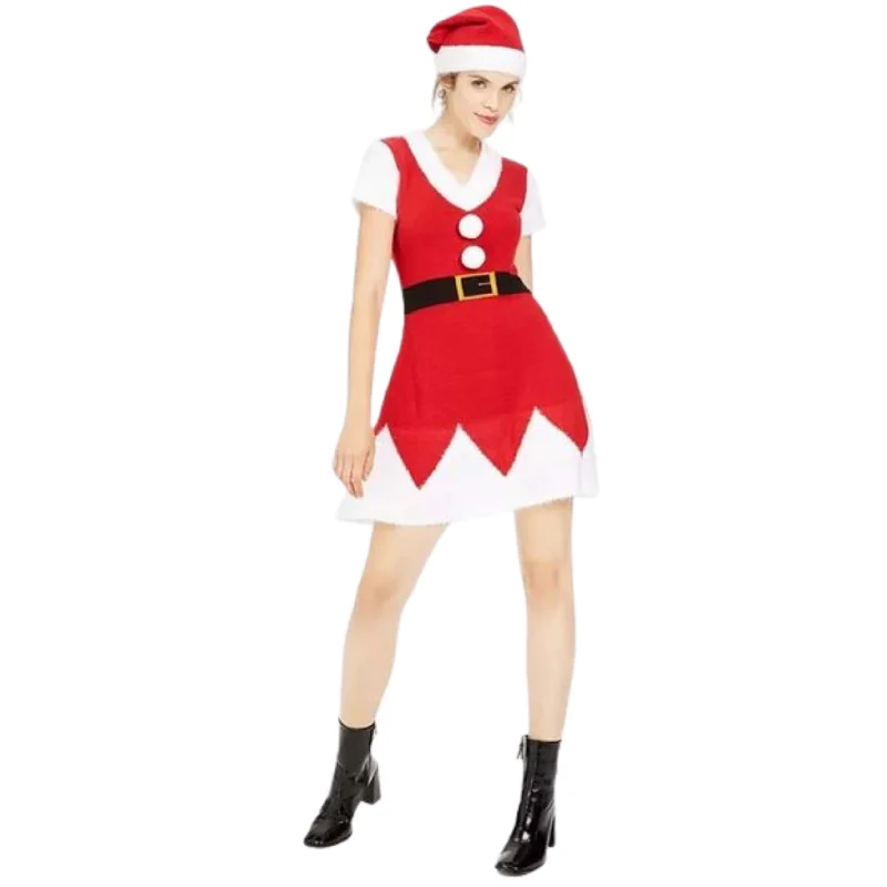 PLANET GOLD - Santa Sweater Dress Oversized Loose Flowy