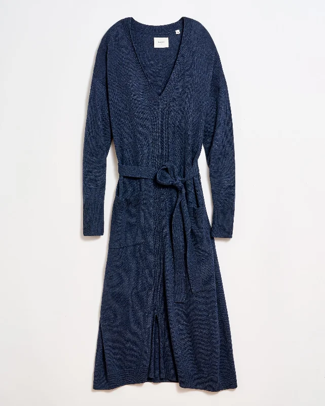 Pocket Sweater Dress Houndstooth Herringbone Solid