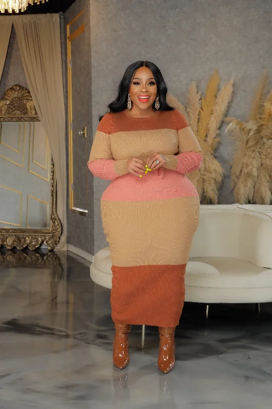 Pink Cori Amazing Sweater Dress Long Sweater Short Sweater Cropped Sweater